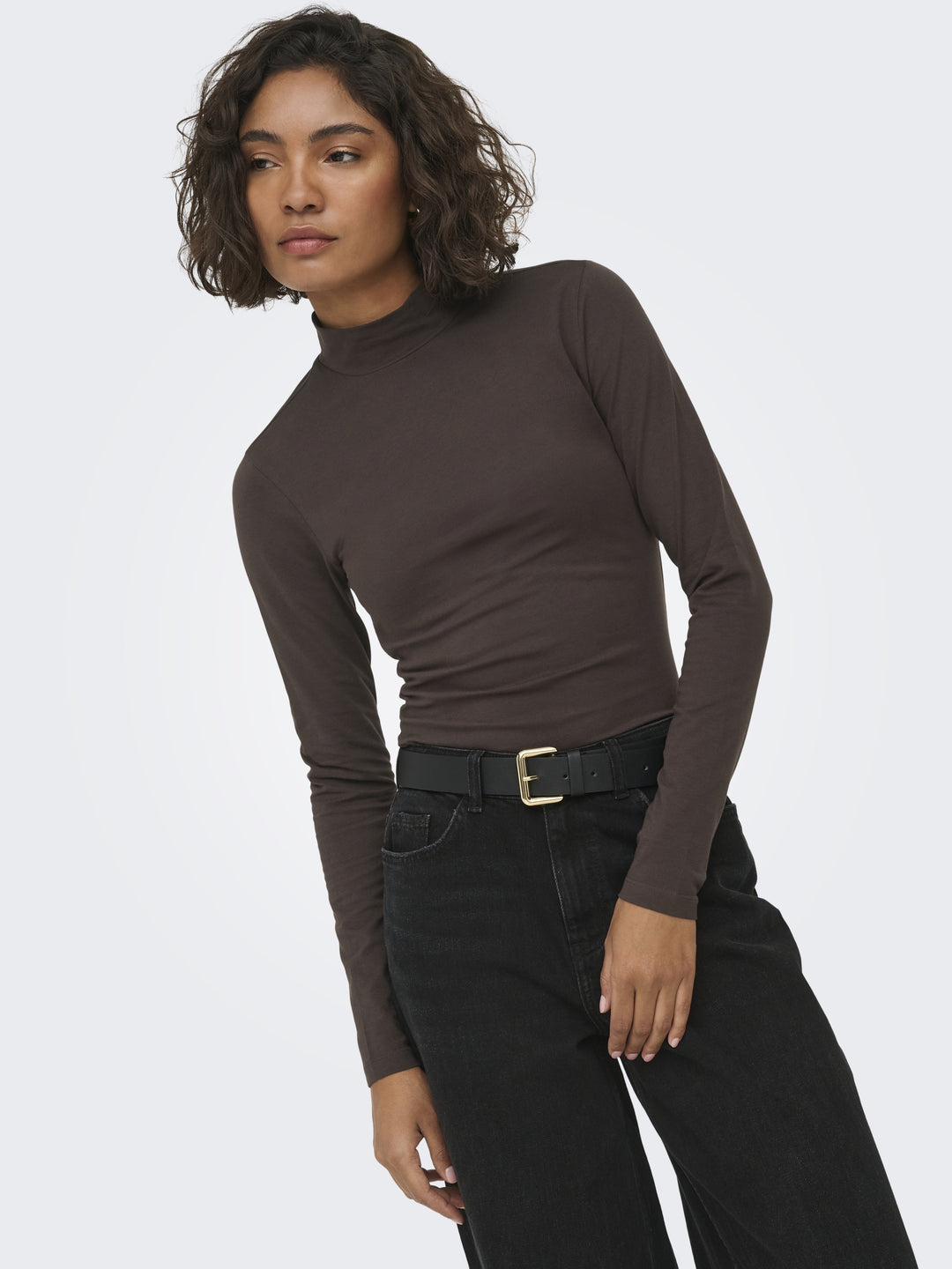 JDYAVA NEW TURTLENECK TOP JRS NOOS, Chocolate Torte 244915 Bild 7
