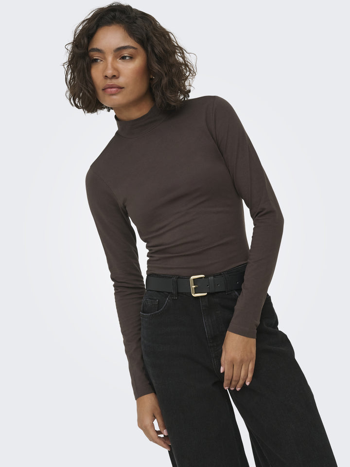 JDYAVA NEW TURTLENECK TOP JRS NOOS, Chocolate Torte 244915 Bild 7