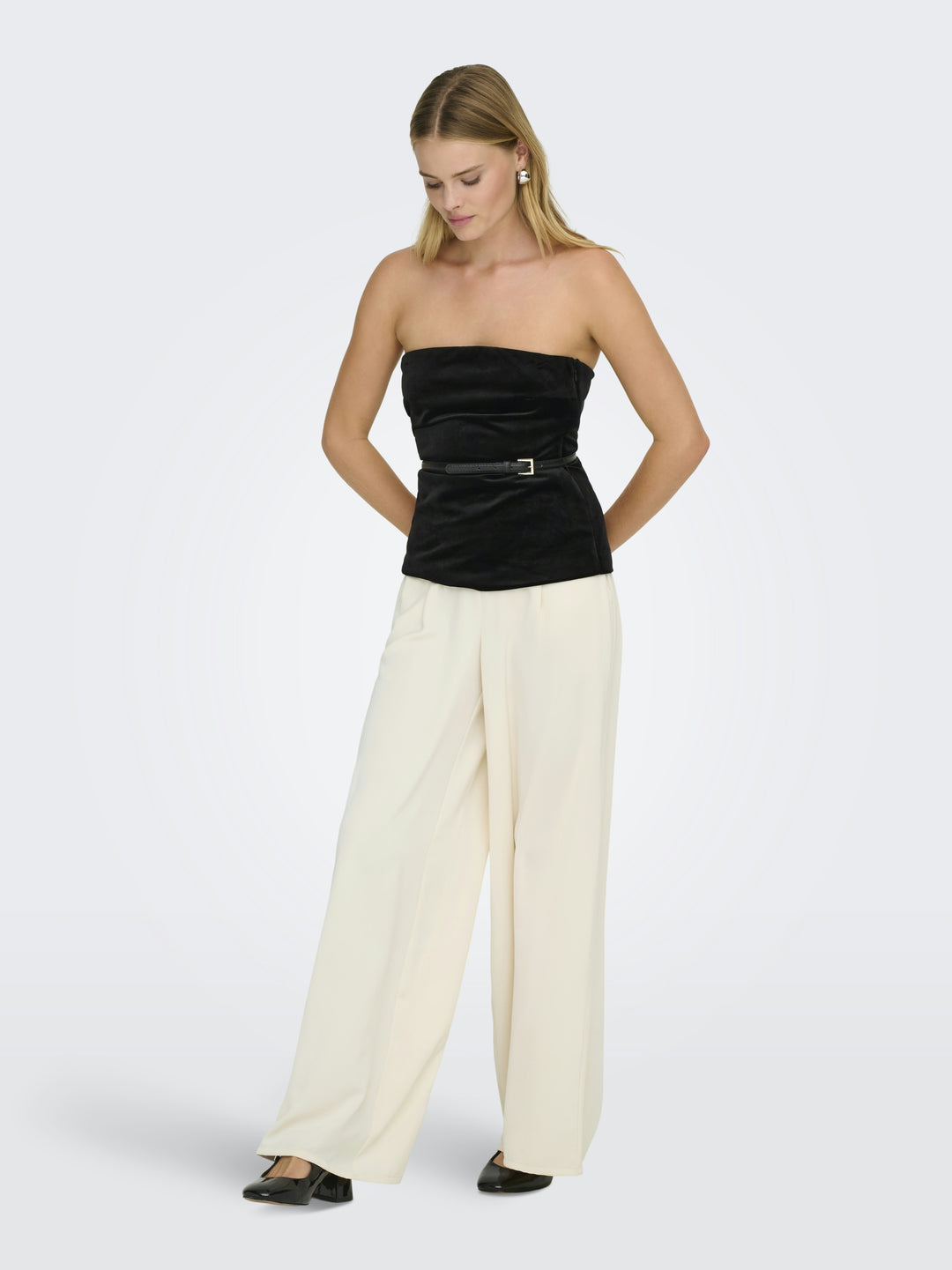 JDYAYA MW WIDE PANT WVN DIA, Whitecap Gray 196844 Bild 3