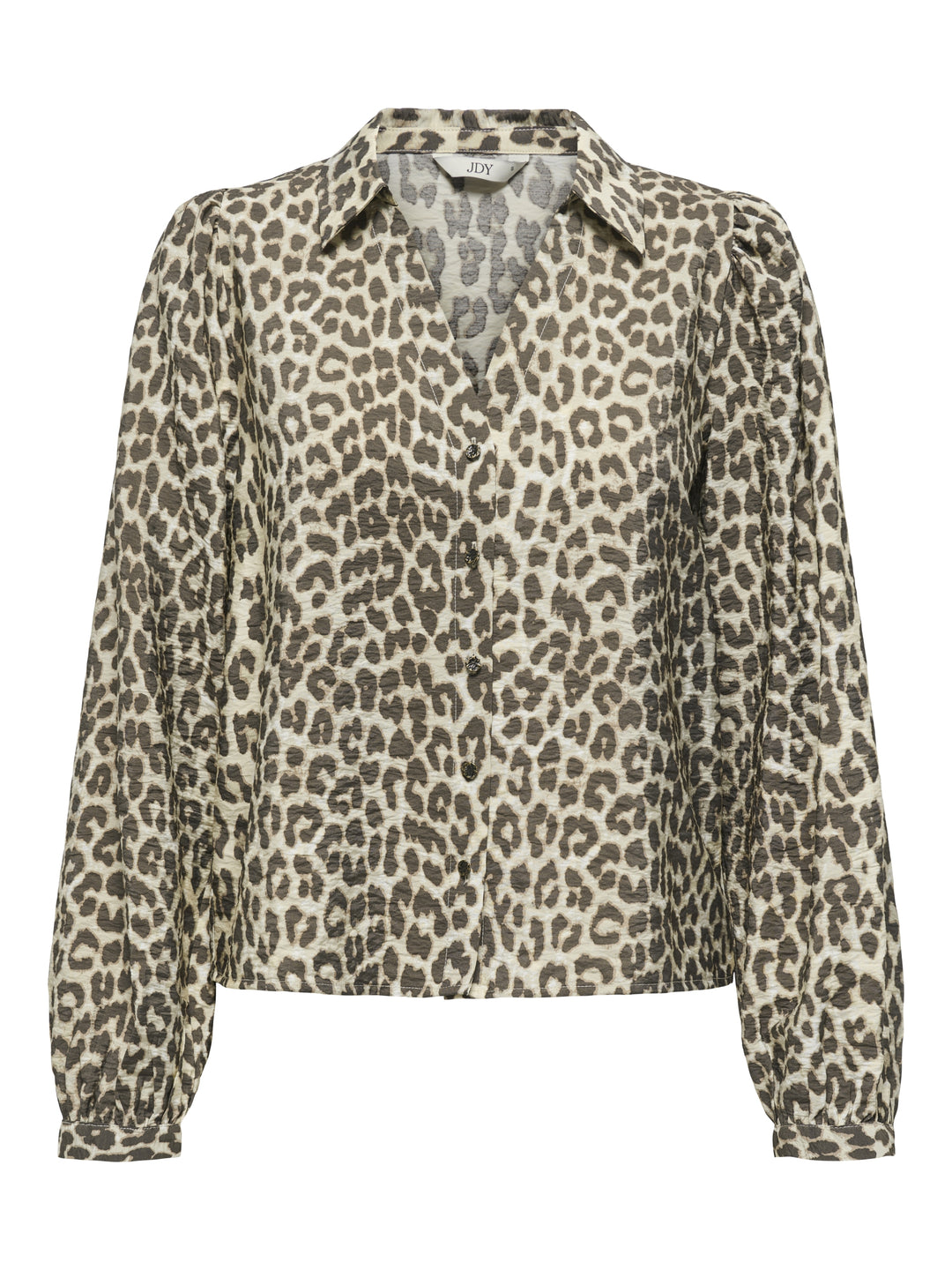 JDYBEATRICE LIFE L/S V-NECK SHIRT W, Birch/BROWN LEO 180083001 Bild 1