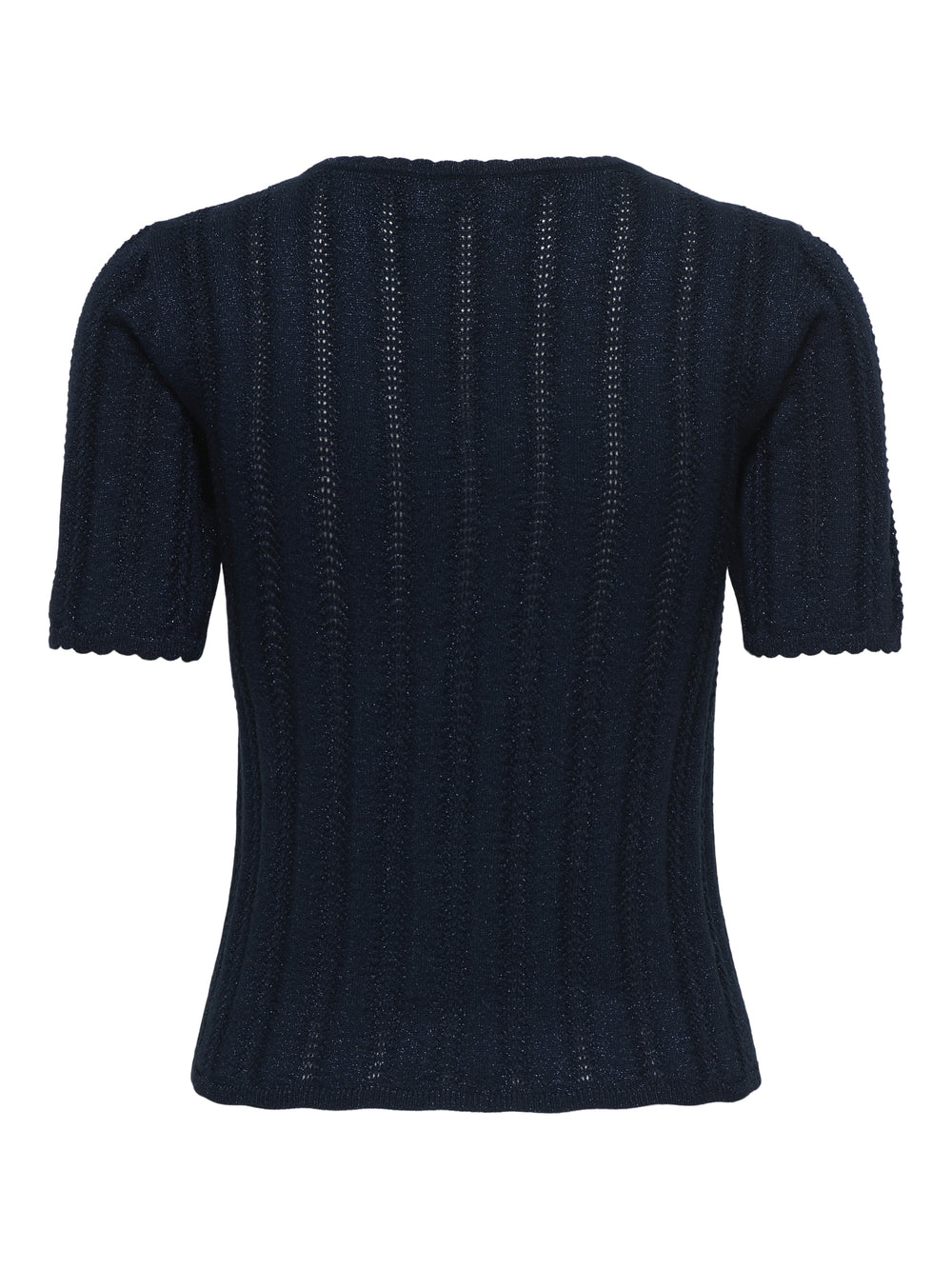 JDYBEAUTY 2/4 O-NECK PULLOVER KNT, Black Iris/W DTM LUREX 179671003 Bild 2