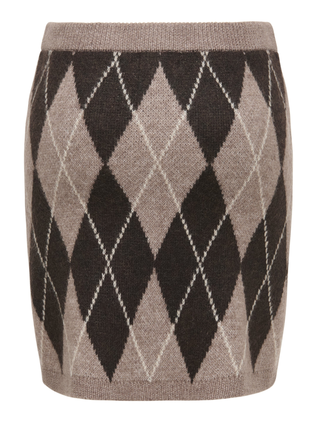 JDYBIANKA HW SKIRT KNT, Chocolate Torte/Argyle 244915001 Bild 3