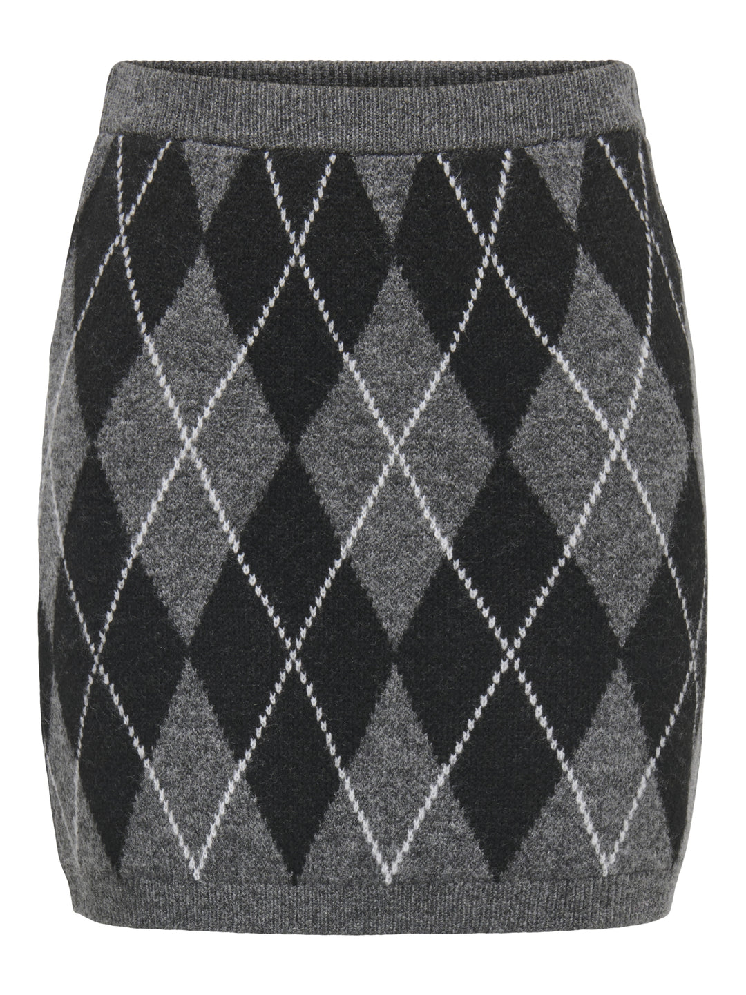 JDYBIANKA HW SKIRT KNT, Dark Grey Melange/Argyle 179074001 Bild 1