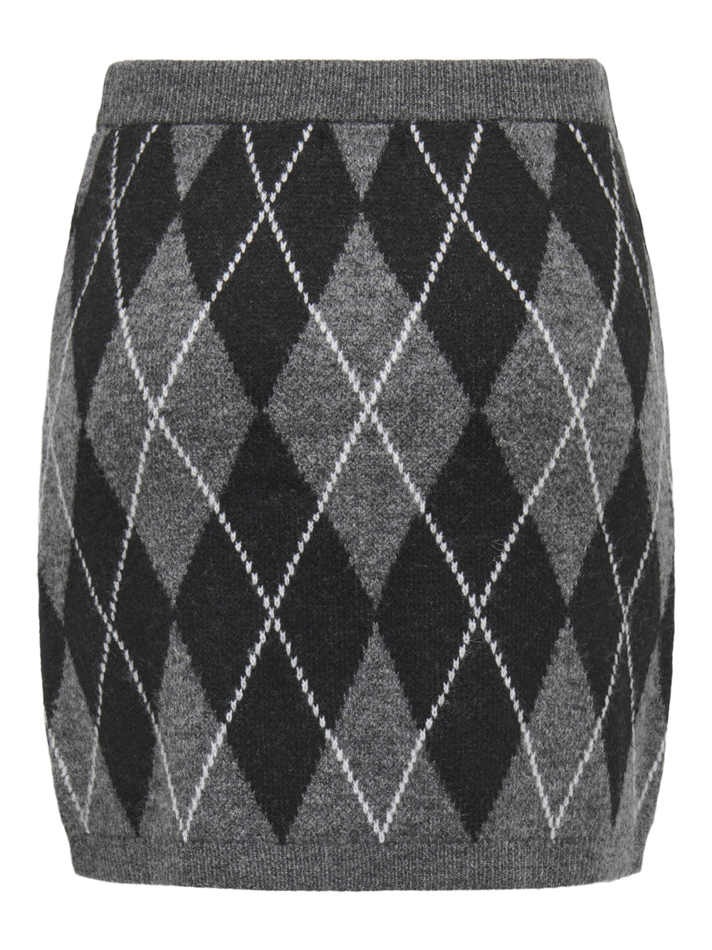 JDYBIANKA HW SKIRT KNT, Dark Grey Melange/Argyle 179074001 Bild 2