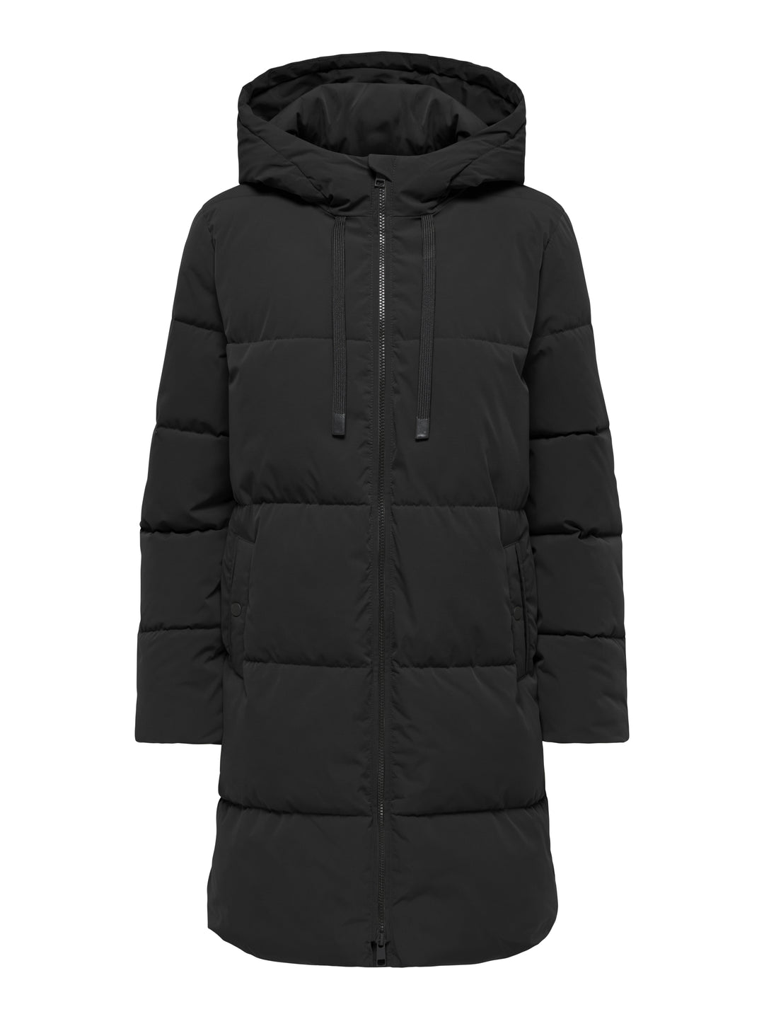 JDYBLAIR LONG HOOD PUFFER OTW SIJ, Black/CONTRAST BLACK 177911001 Bild 1