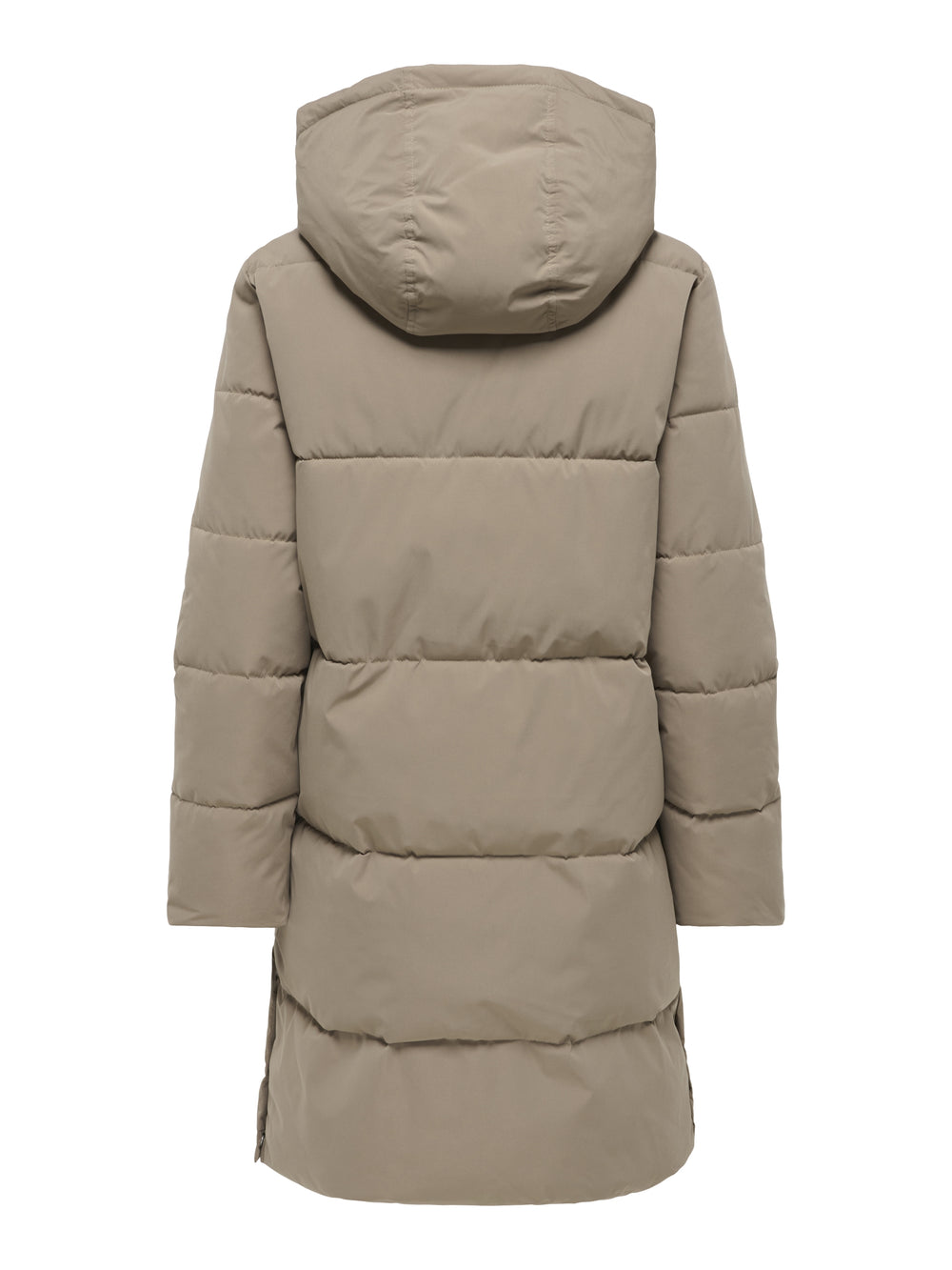 JDYBLAIR LONG HOOD PUFFER OTW SIJ, Walnut/CONTRAST BLACK 239935001 Bild 2