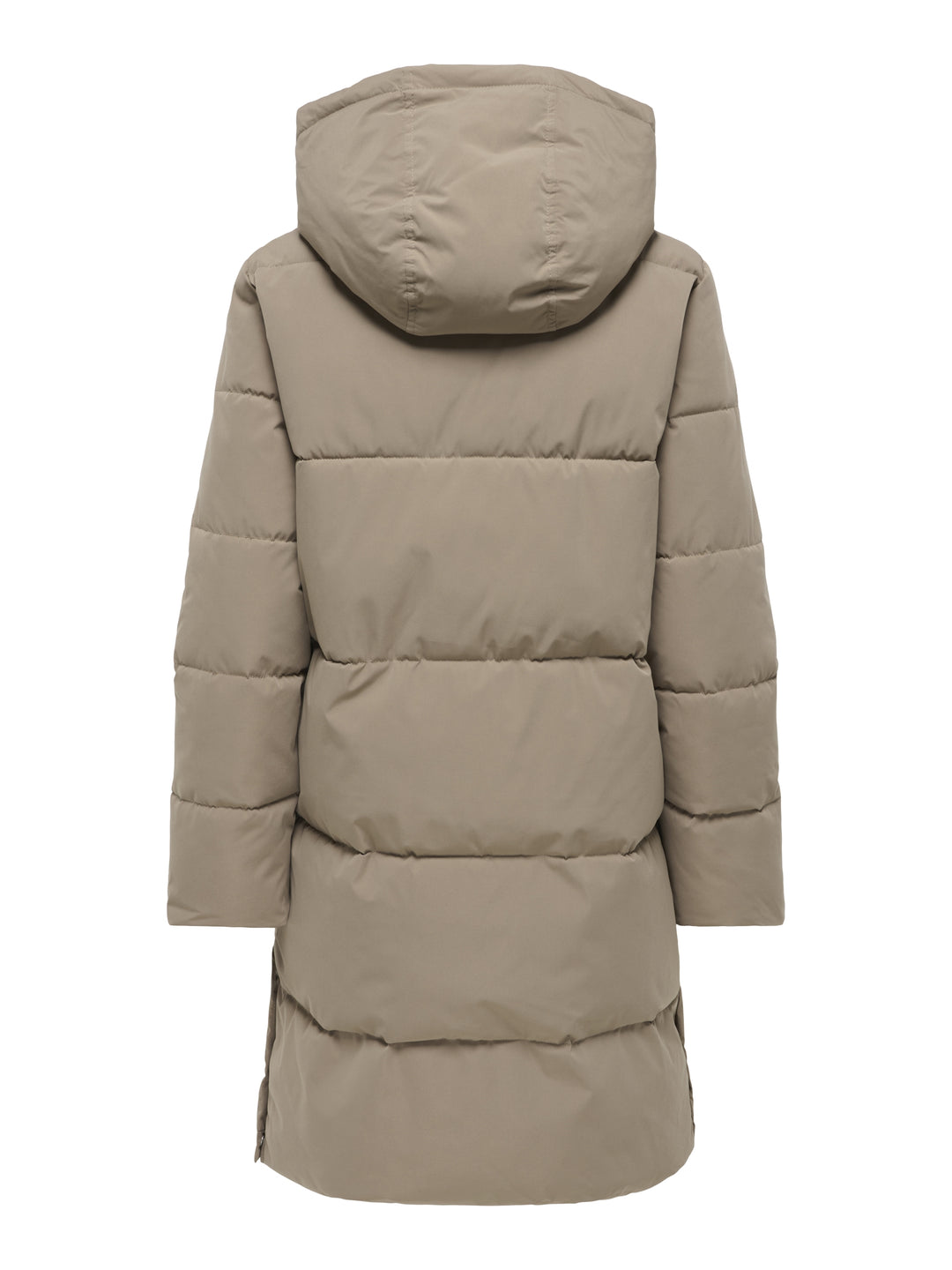 JDYBLAIR LONG HOOD PUFFER OTW SIJ, Walnut/CONTRAST BLACK 239935001 Bild 2