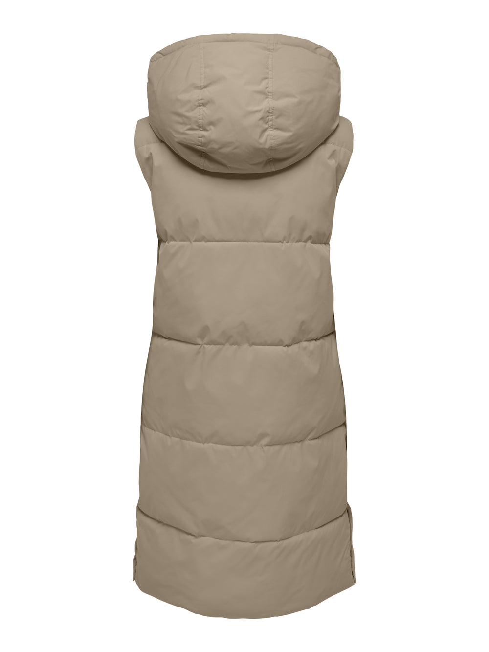 JDYBLAIR LONG HOOD WAISTCOAT OTW SI, Walnut/CONTRAST BLACK 239935002 Bild 2