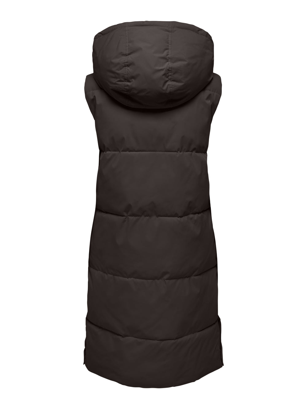JDYBLAIR LONG HOOD WAISTCOAT OTW SI, Chocolate Torte/CONTRAST BLACK 244915002 Bild 2