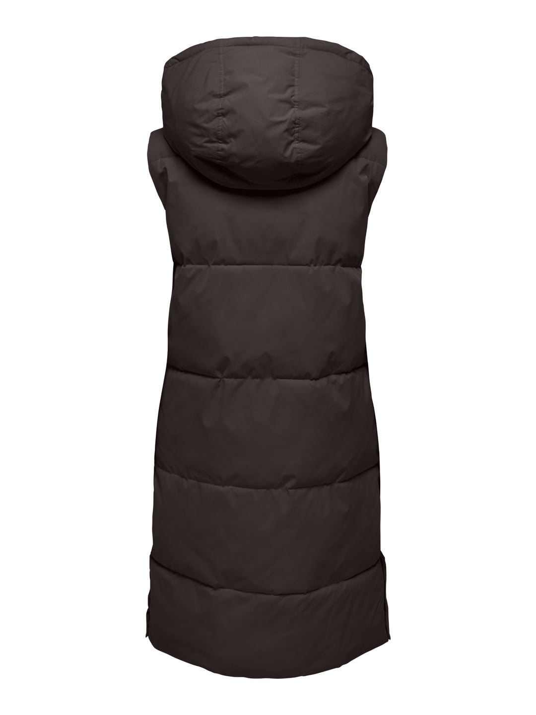 JDYBLAIR LONG HOOD WAISTCOAT OTW SI, Chocolate Torte/CONTRAST BLACK 244915002 Bild 2