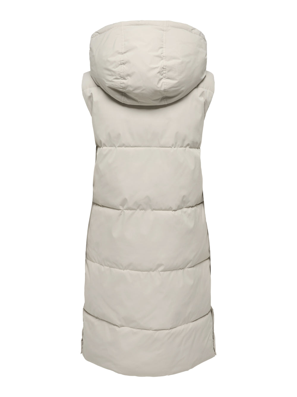 JDYBLAIR LONG HOOD WAISTCOAT OTW SI, Silver Lining/CONTRAST WALNUT 264895001 Bild 2