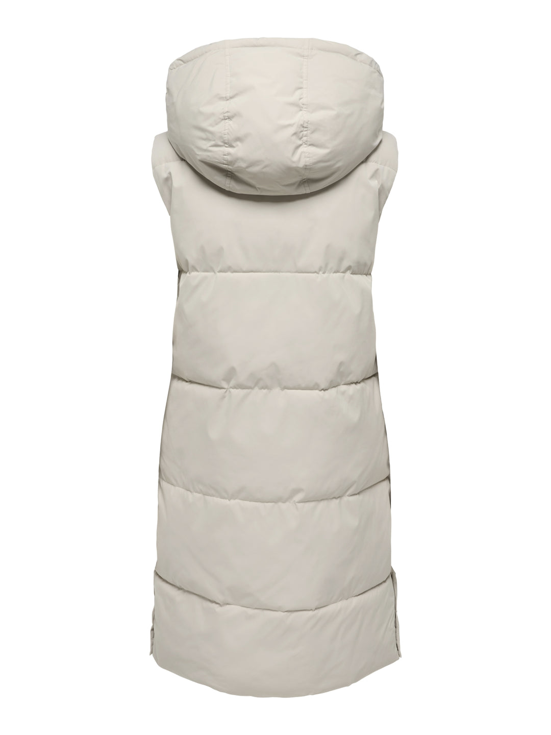JDYBLAIR LONG HOOD WAISTCOAT OTW SI, Silver Lining/CONTRAST WALNUT 264895001 Bild 2