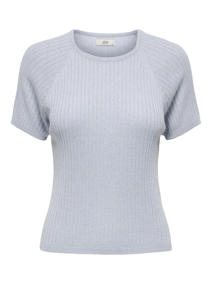 JDYBODILLA S/S GLITTER PULLOVER KNT, Cashmere Blue/W. SILVER LUREX 193179002 Bild 1