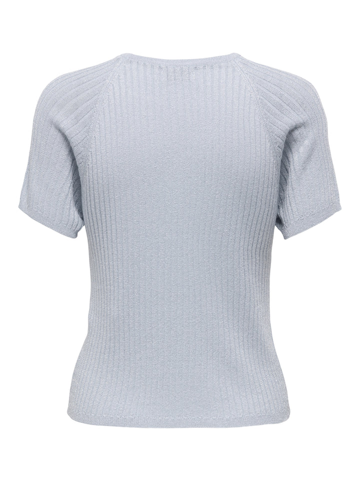 JDYBODILLA S/S GLITTER PULLOVER KNT, Cashmere Blue/W. SILVER LUREX 193179002 Bild 2