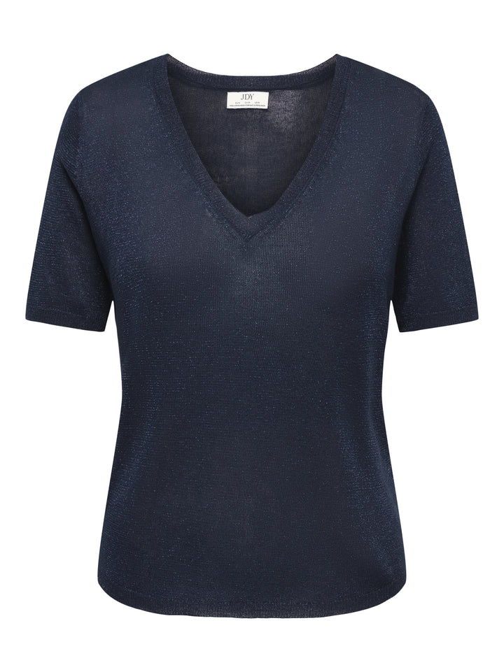 JDYBODILLA S/S VN GLITTER PULLOVER, Sky Captain/W. DTM LUREX 206410003 Bild 1