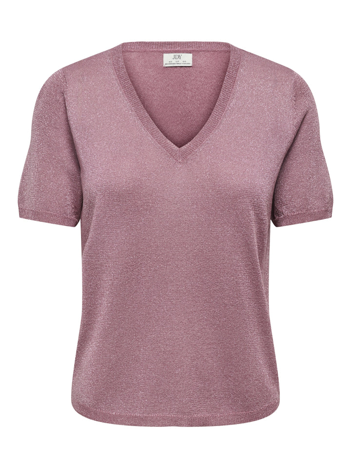 JDYBODILLA S/S VN GLITTER PULLOVER, Deco Rose/W. DTM LUREX 279475003 Bild 1