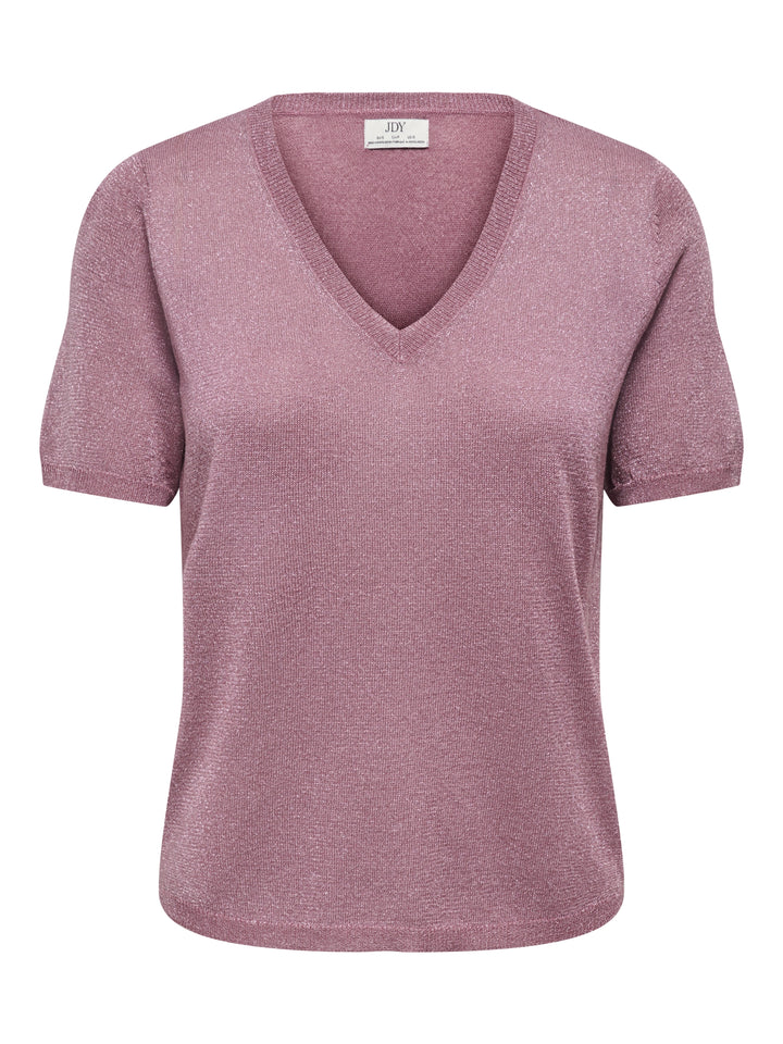 JDYBODILLA S/S VN GLITTER PULLOVER, Deco Rose/W. DTM LUREX 279475003 Bild 1