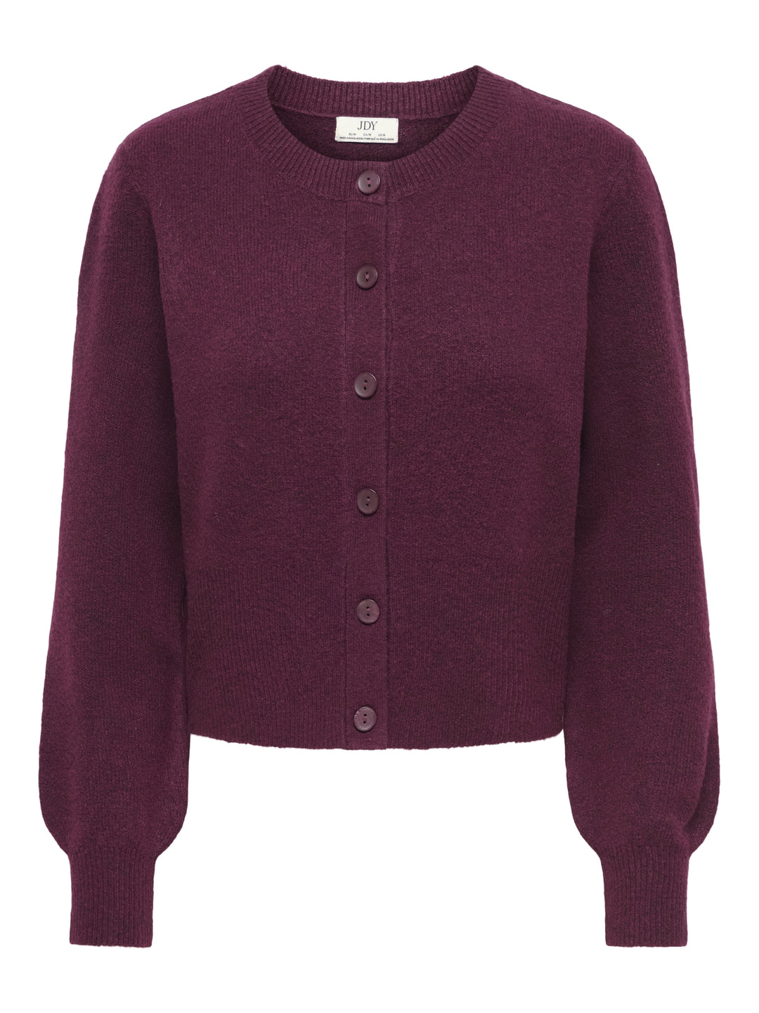 JDYBRILLIANT LIFE L/S ONECK CARDIGA, Windsor Wine/MELANGE 193785001 Bild 1
