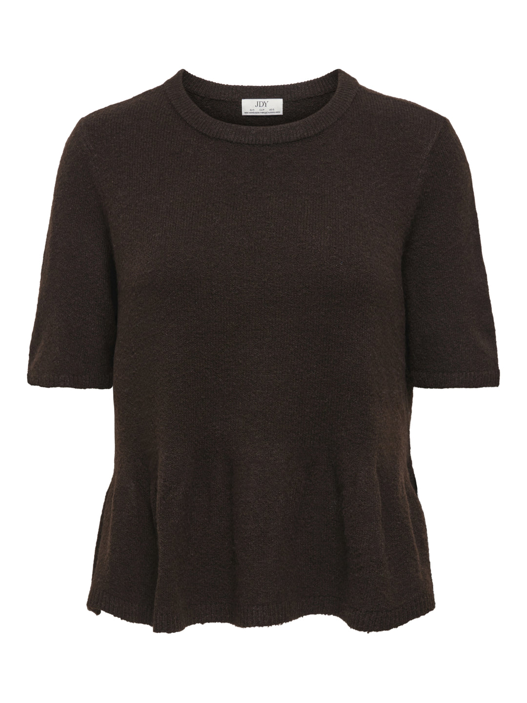 JDYBRILLIANT LIFE S/S ON PEPLUM PUL, Coffee Bean/MELANGE 237375001 Bild 1