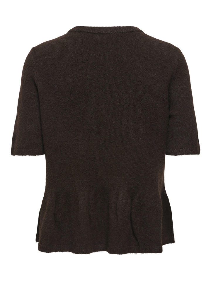 JDYBRILLIANT LIFE S/S ON PEPLUM PUL, Coffee Bean/MELANGE 237375001 Bild 2