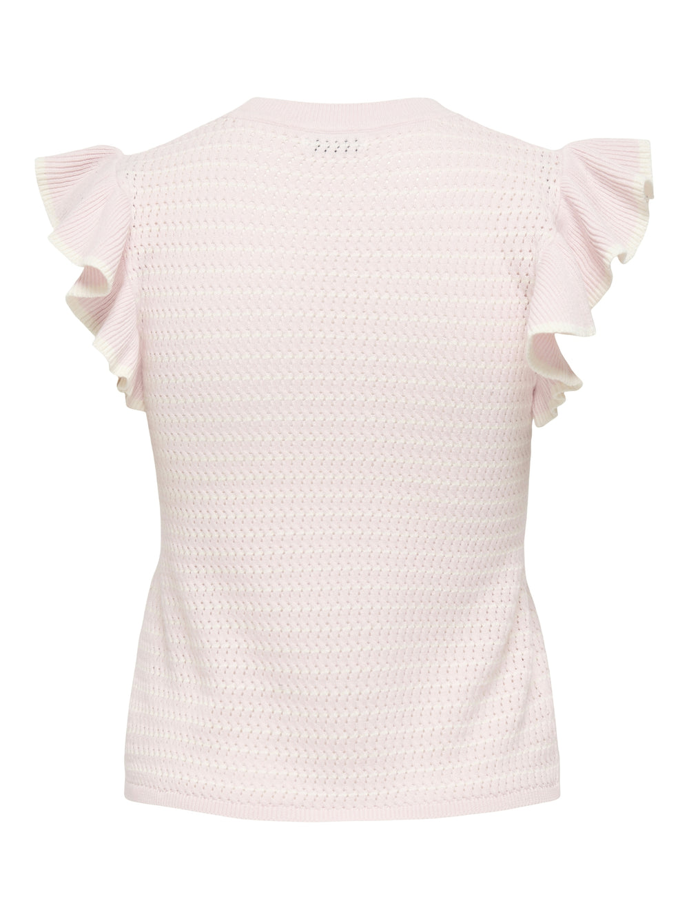 JDYCARICE S/L FRILL PULLOVER KNT NO, Chalk Pink/W. CLOUD DANCER STRUCTUR 271475002 Bild 2