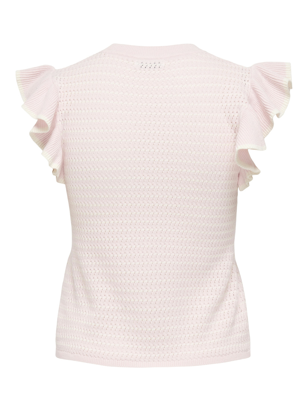 JDYCARICE S/L FRILL PULLOVER KNT NO, Chalk Pink/W. CLOUD DANCER STRUCTUR 271475002 Bild 2