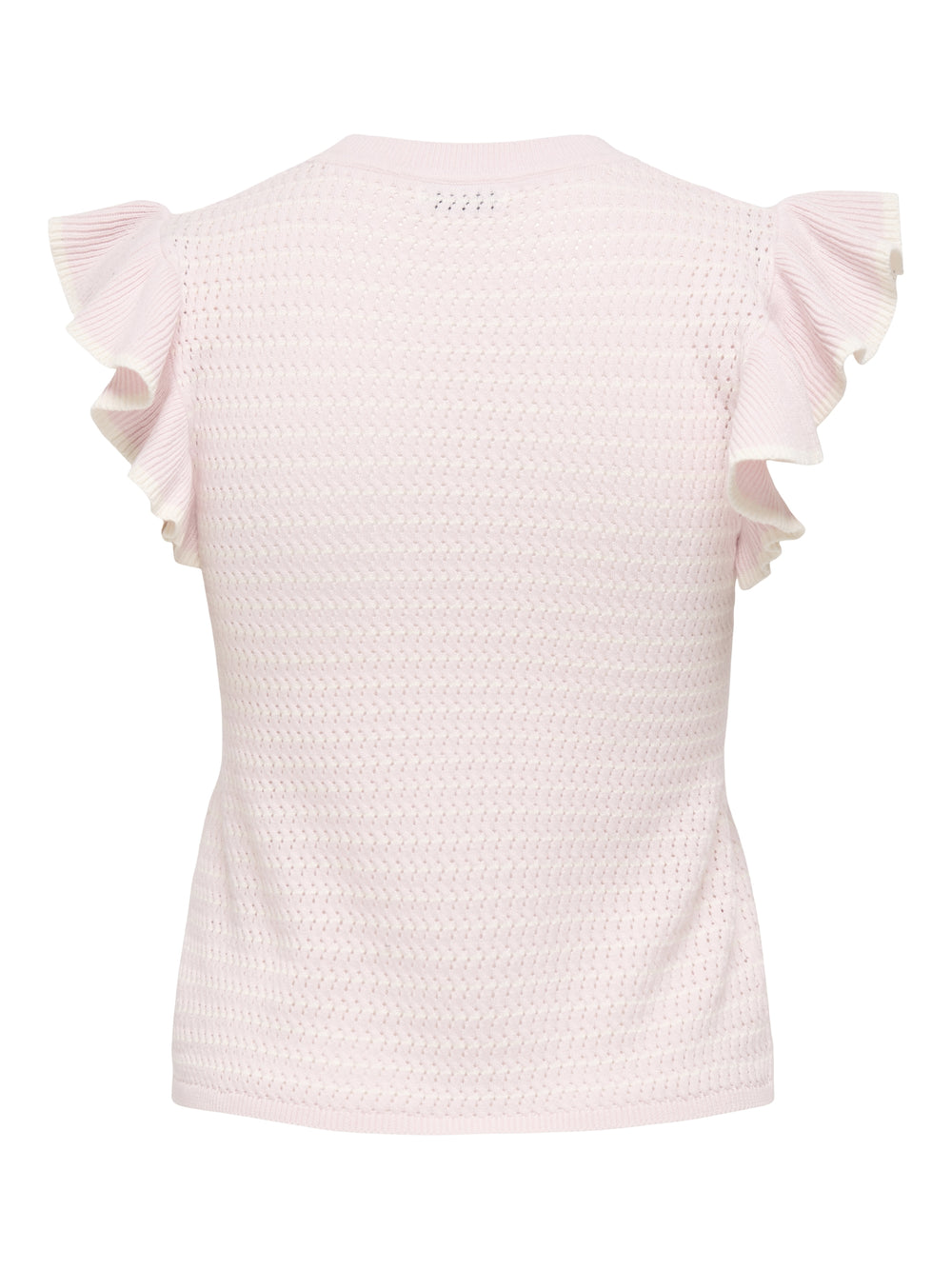 JDYCARICE S/L FRILL PULLOVER KNT NO, Chalk Pink/W. CLOUD DANCER STRUCTUR 271475002 Bild 2
