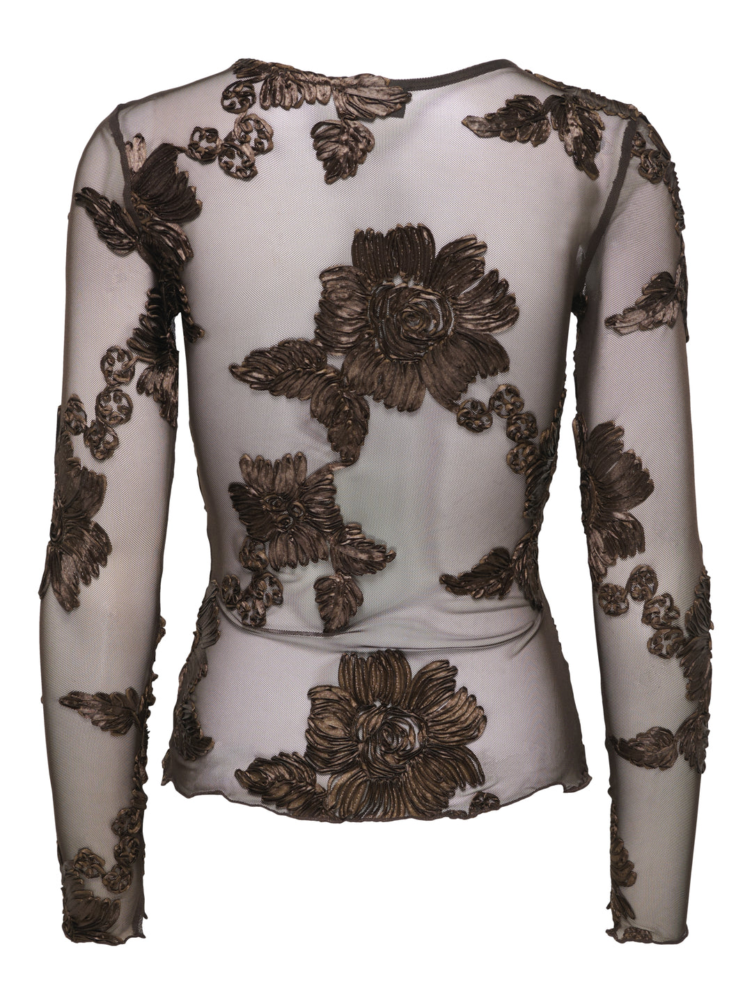 JDYCASABLANCA L/S TOP JRS DIA, Coffee Bean 237375 Bild 2