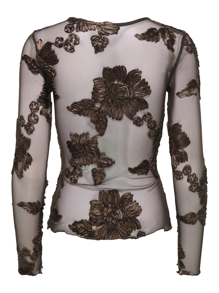 JDYCASABLANCA L/S TOP JRS DIA, Coffee Bean 237375 Bild 2