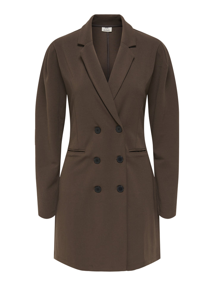 JDYCATIA ELSA L/S BLAZER DRESS NL J, Chocolate Brown 237395 Bild 1