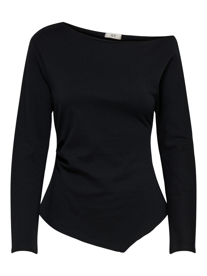 JDYCATIE L/S ASSYMETRIC TOP JRS, Black 177911 Bild 1