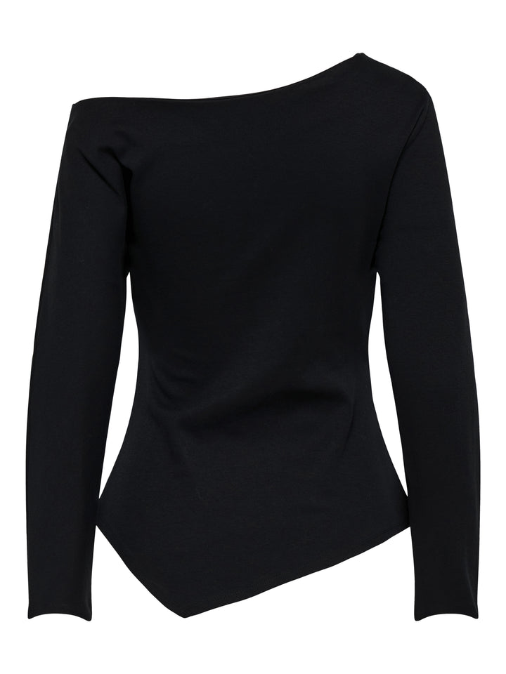 JDYCATIE L/S ASSYMETRIC TOP JRS, Black 177911 Bild 2