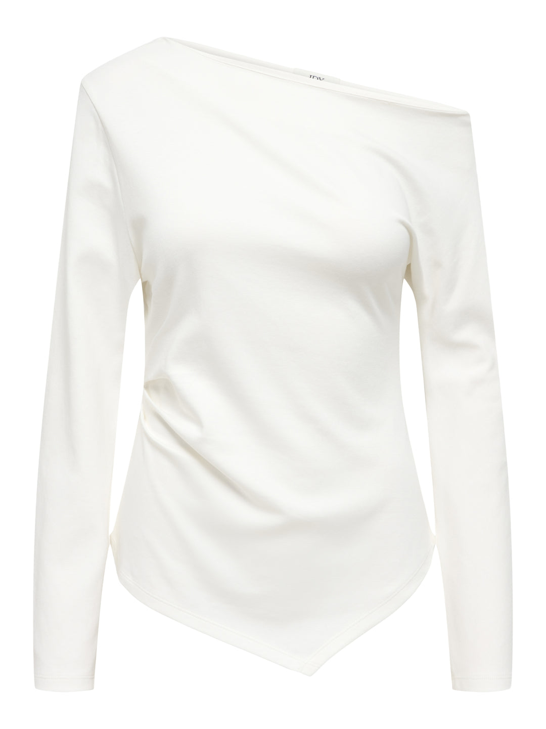 JDYCATIE L/S ASSYMETRIC TOP JRS, Cloud Dancer 177922 Bild 1