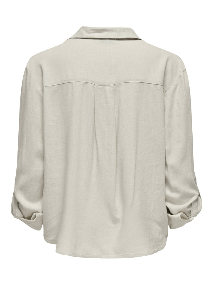 JDYCAYA LINEN LOOSE L/S SHIRT WVN N, Moonbeam 201511 Bild 2