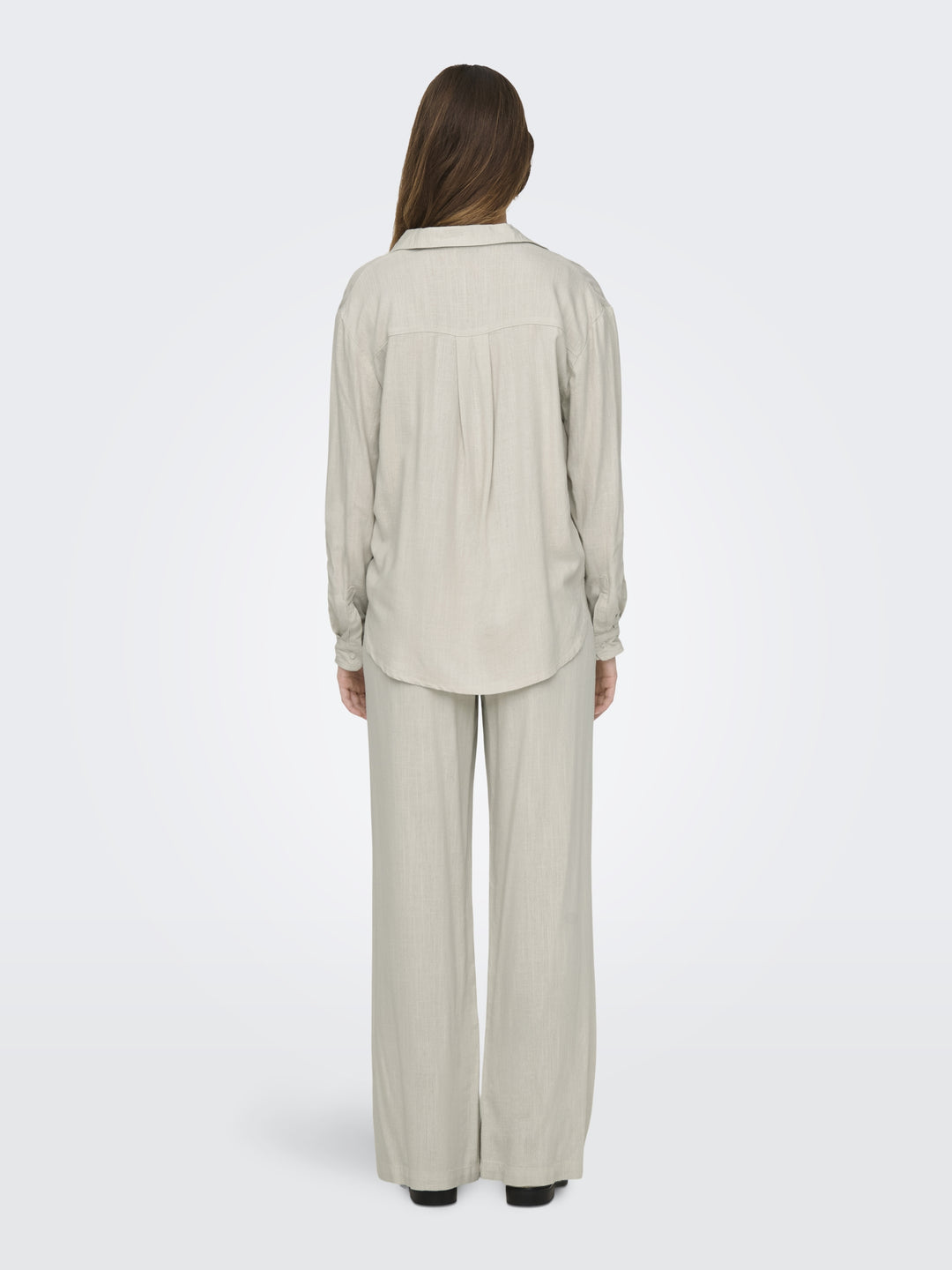 JDYCAYA LINEN LOOSE L/S SHIRT WVN N, Moonbeam 201511 Bild 4