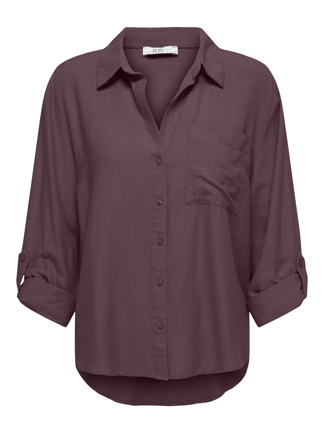 JDYCAYA LINEN LOOSE L/S SHIRT WVN N, Huckleberry 287755 Bild 1