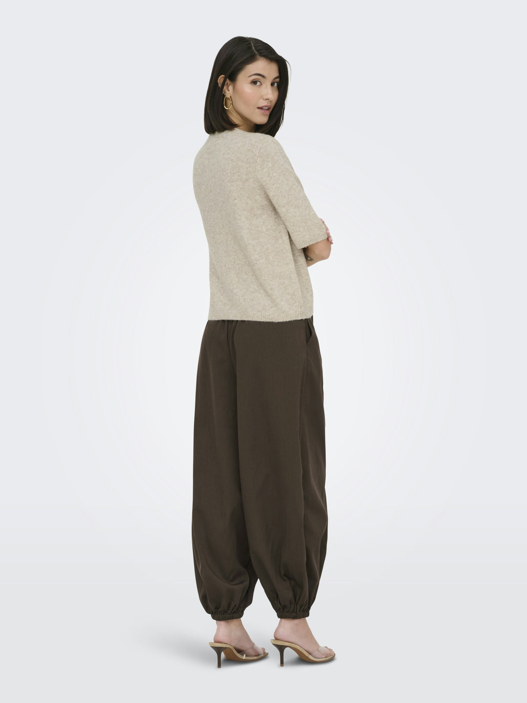 JDYCHLOE LIFE 2/4 CARDIGAN KNT NOOS, Turtledove/Melange 260837001 Bild 5