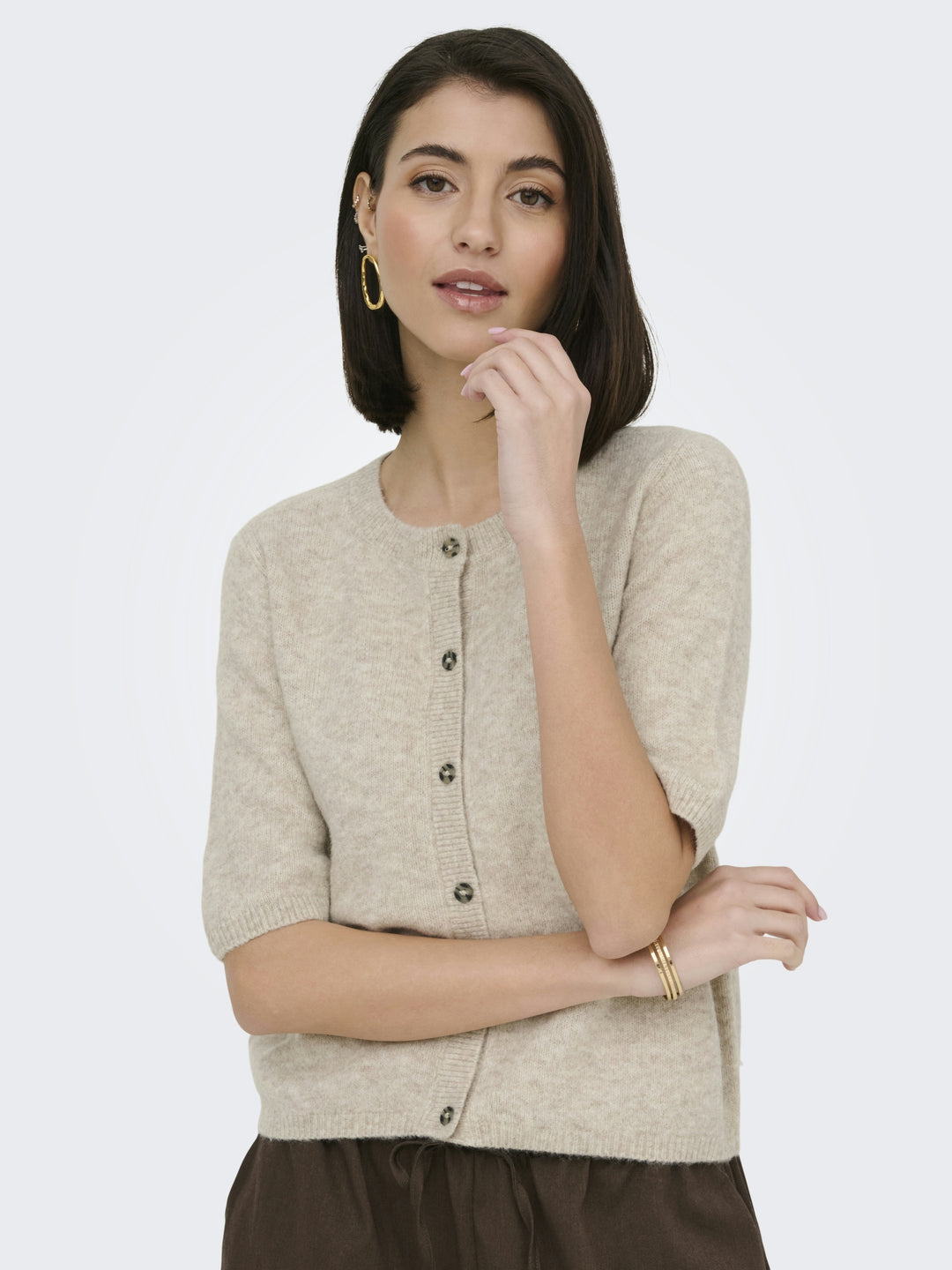 JDYCHLOE LIFE 2/4 CARDIGAN KNT NOOS, Turtledove/Melange 260837001 Bild 7