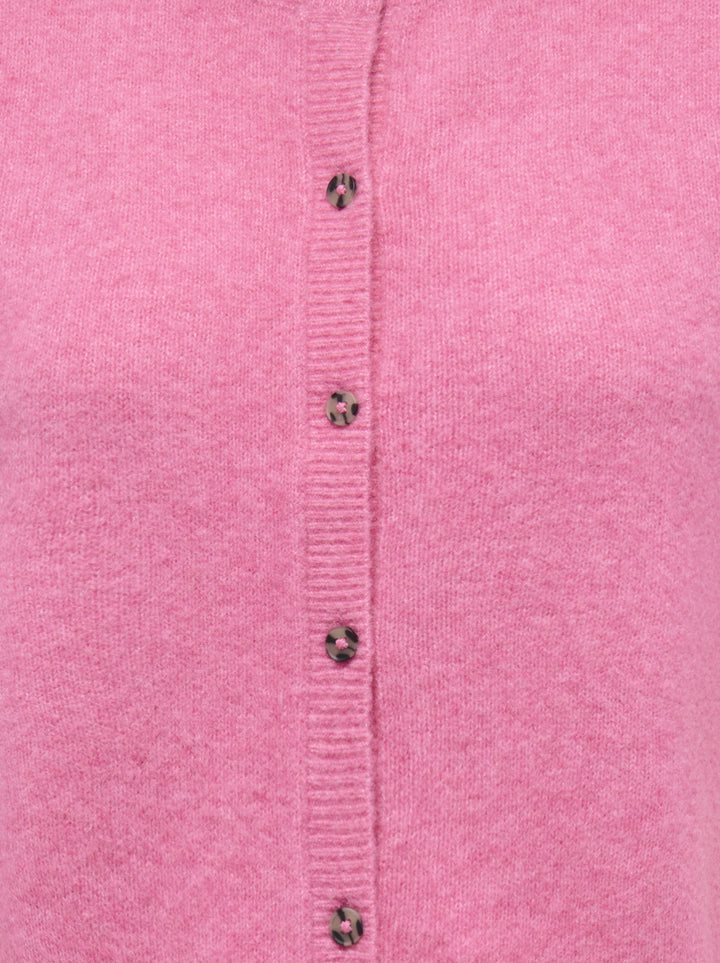 JDYCHLOE LIFE 2/4 CARDIGAN KNT NOOS, Pink Cosmos/Melange 283016001 Bild 3