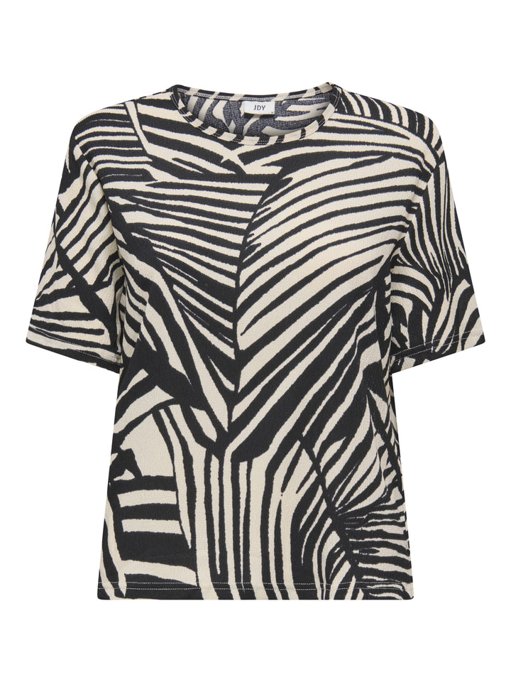 JDYDEBBIE S/S TOP JRS, Sandshell/BLACK TROPE 196843004 Bild 1
