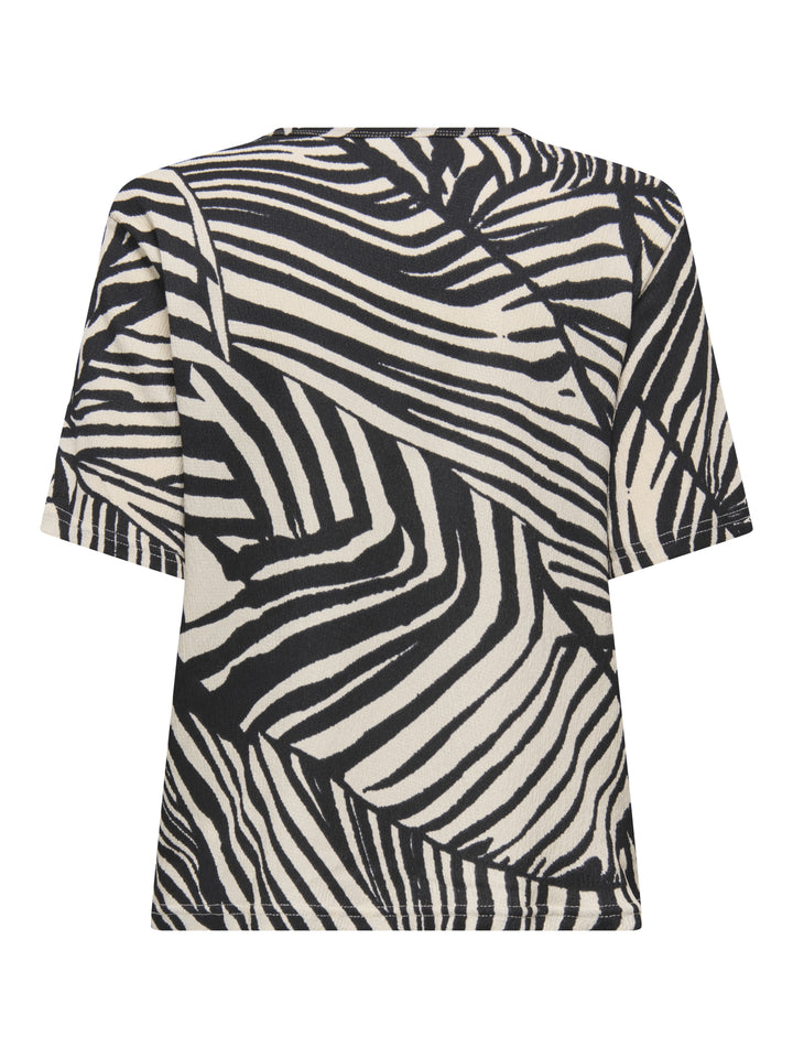 JDYDEBBIE S/S TOP JRS, Sandshell/BLACK TROPE 196843004 Bild 2
