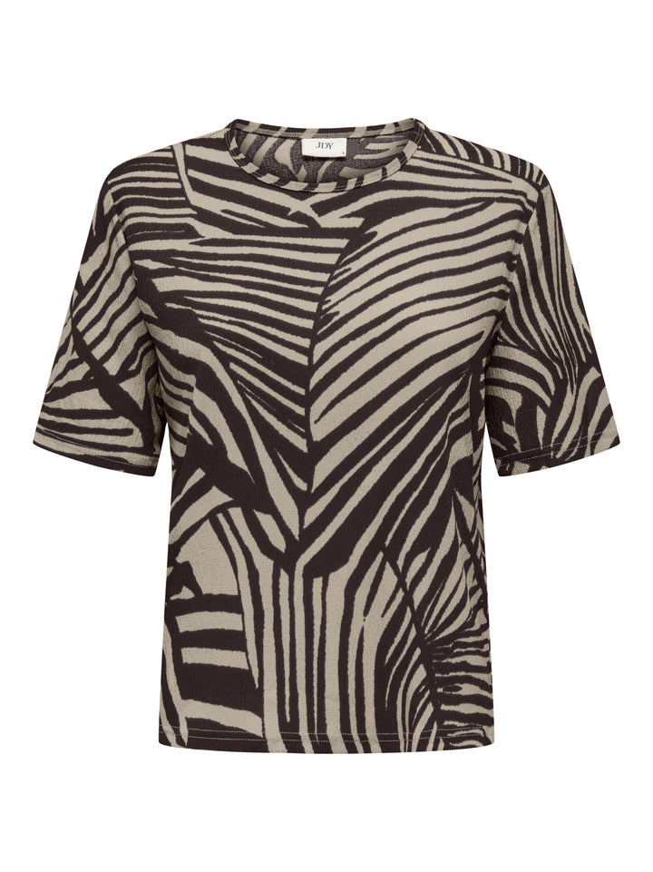 JDYDEBBIE S/S TOP JRS, Sandshell/CHOCOLATE TORTE TROPE 196843006 Bild 1