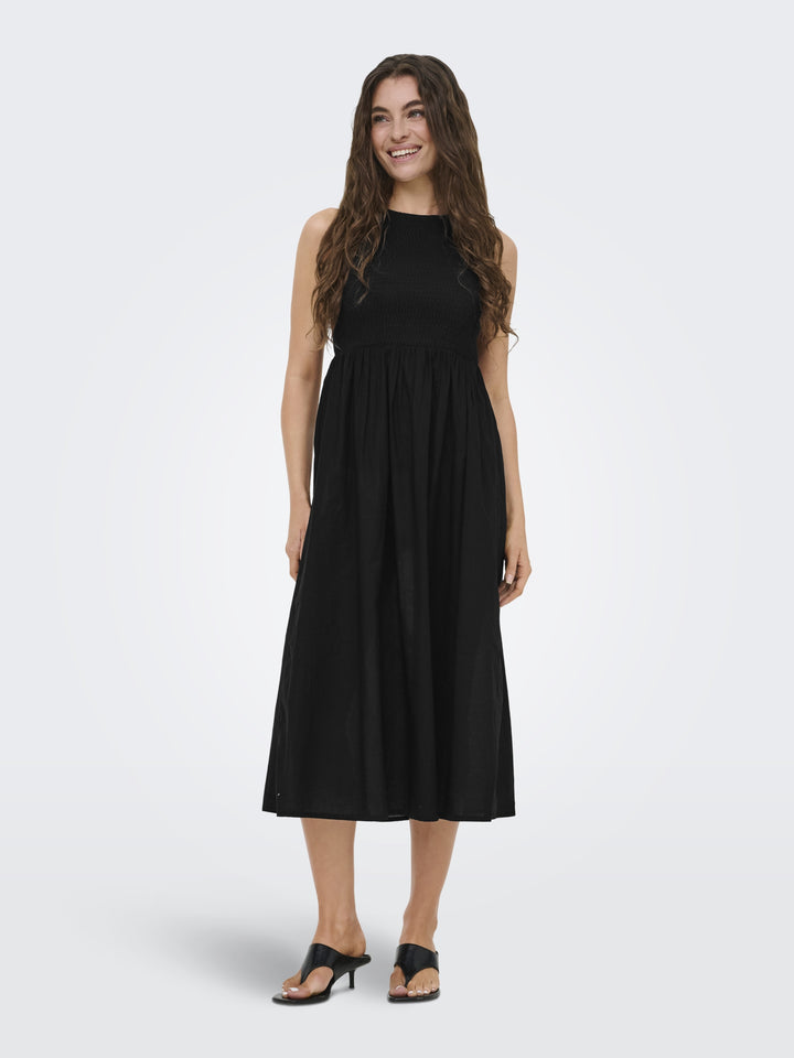 JDYDIEGO S/L SMOCK MIDI DRESS WVN N, Black 177911 Bild 4