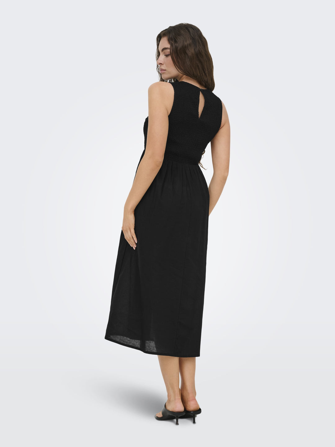 JDYDIEGO S/L SMOCK MIDI DRESS WVN N, Black 177911 Bild 5