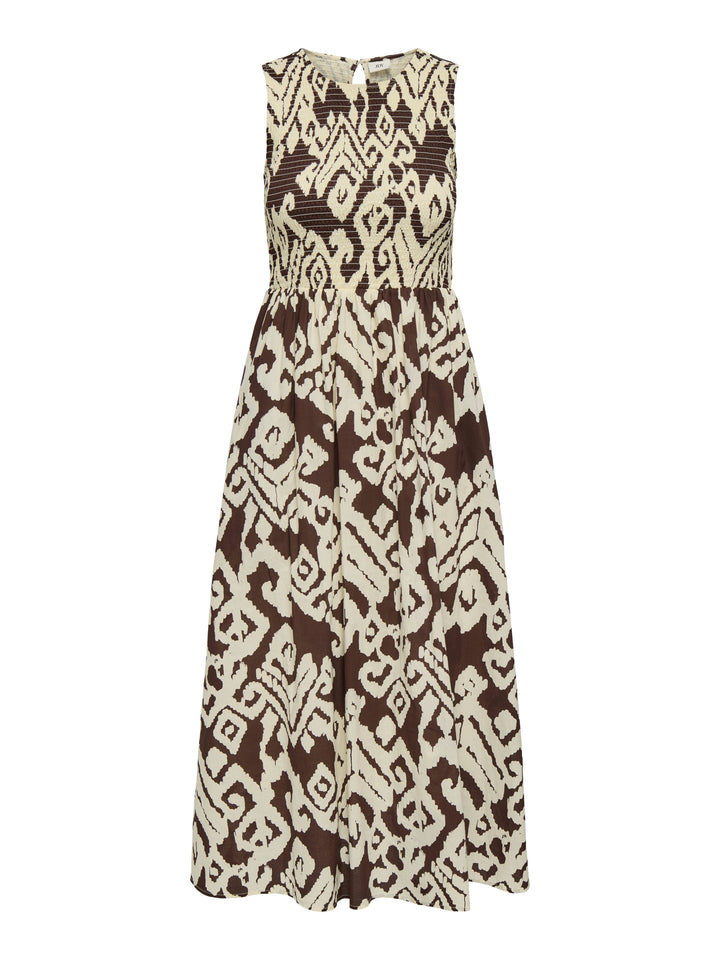 JDYDIEGO S/L SMOCK MIDI DRESS WVN N, Chocolate Torte/31-02-26 CLOUD DANC 244915001 Bild 1