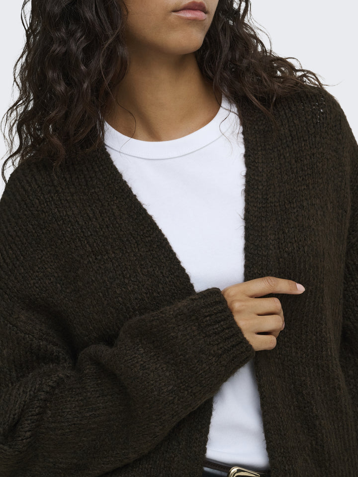 JDYDINEA L/S CARDIGAN KNT NOOS, Chocolate Torte 244915 Bild 3