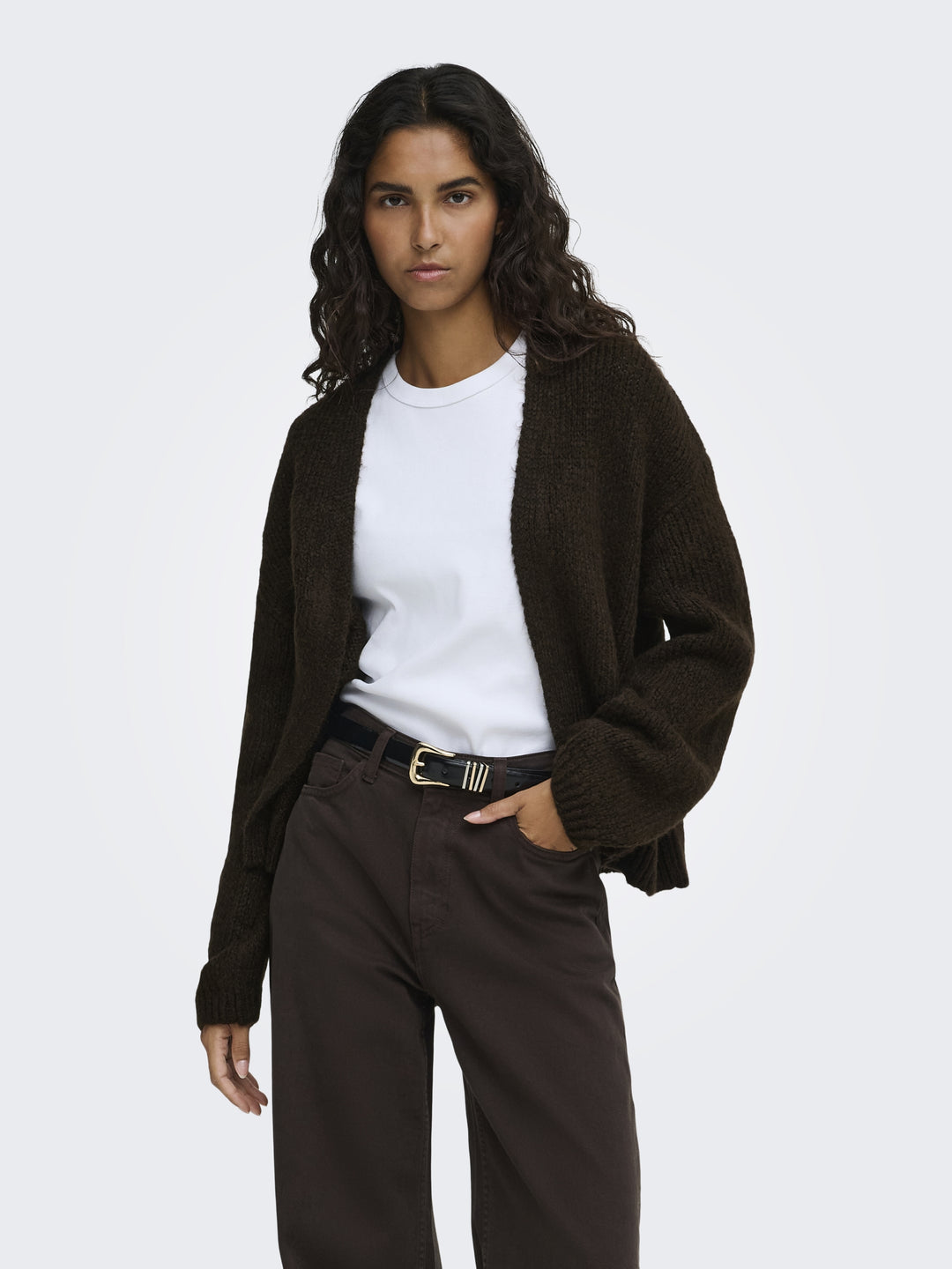 JDYDINEA L/S CARDIGAN KNT NOOS, Chocolate Torte 244915 Bild 4