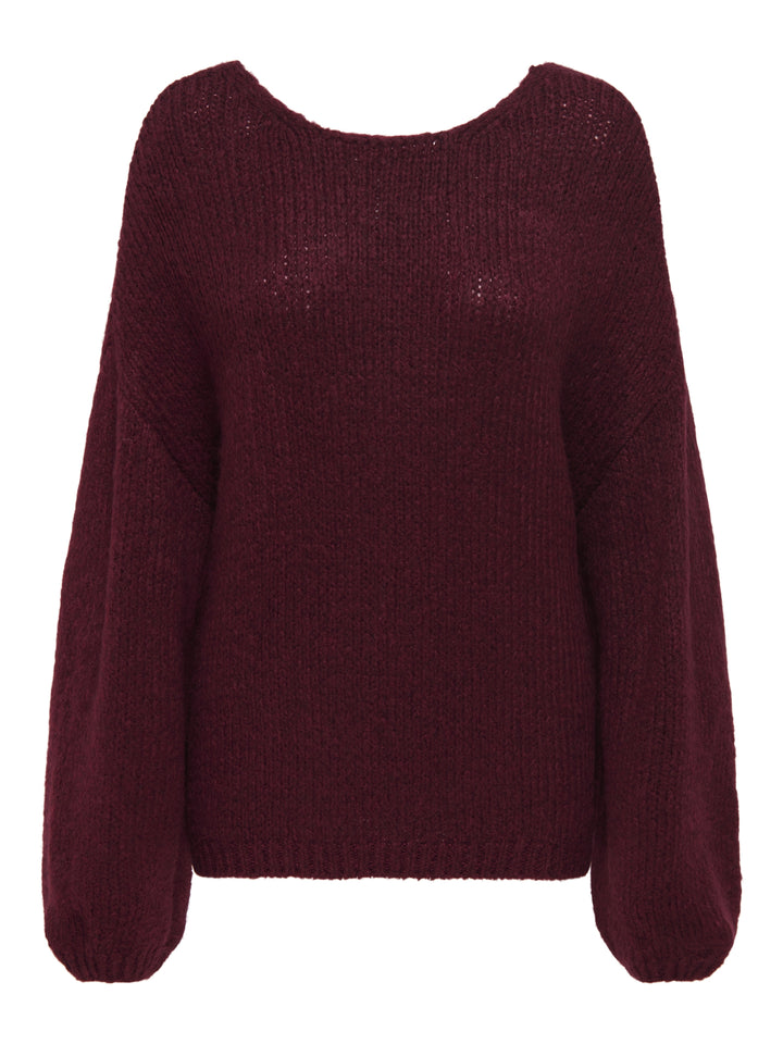 JDYDINEA L/S REVERSIBLE PULLOV. KNT, Cabernet 182651 Bild 1