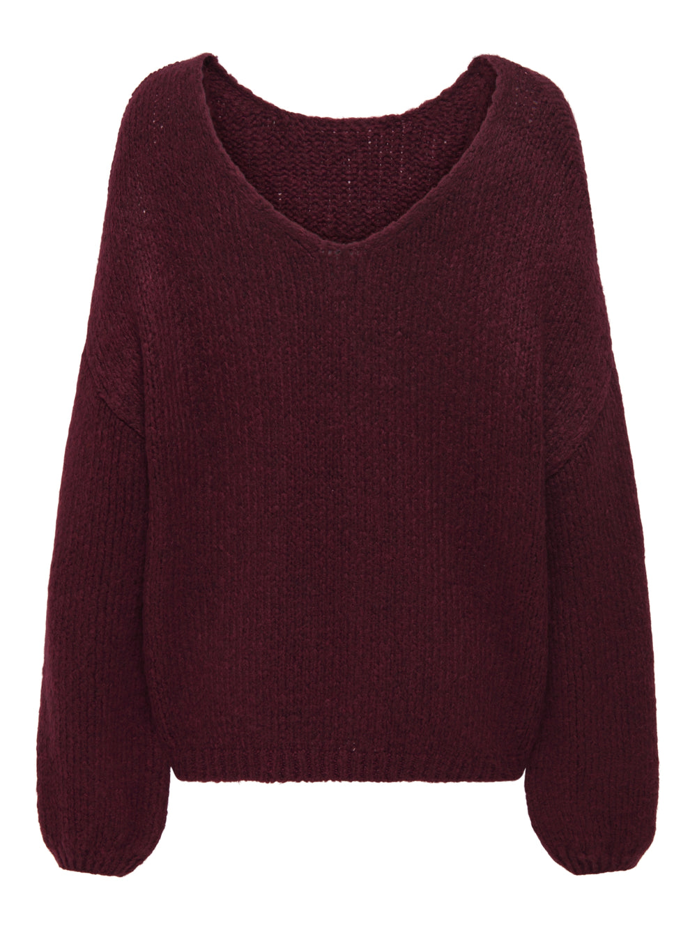 JDYDINEA L/S REVERSIBLE PULLOV. KNT, Cabernet 182651 Bild 2