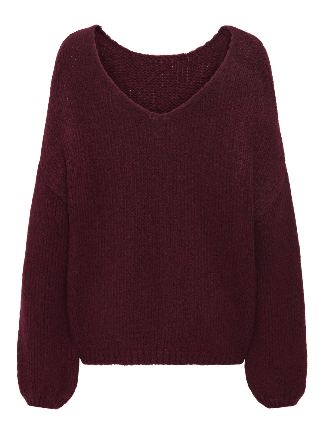 JDYDINEA L/S REVERSIBLE PULLOV. KNT, Cabernet 182651 Bild 2